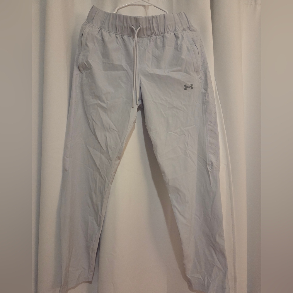 Under Armour Light Gray Track Pants